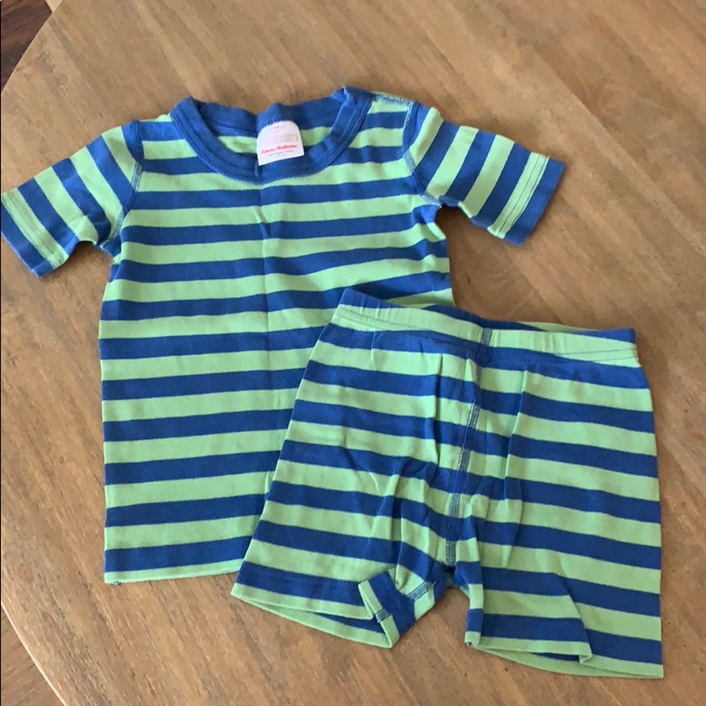 Hanna Andersson Short John Pajamas Size 120 6-7